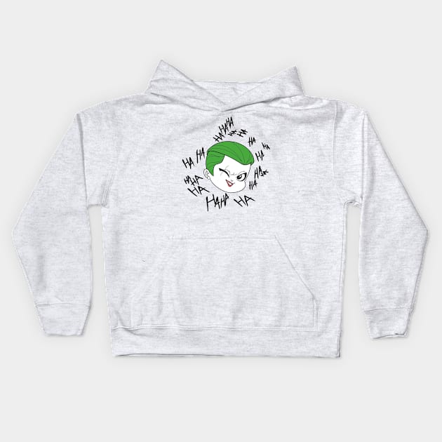 joker Kids Hoodie by primemoment